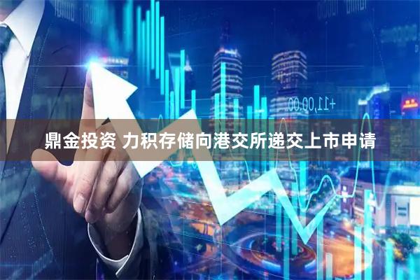 鼎金投资 力积存储向港交所递交上市申请