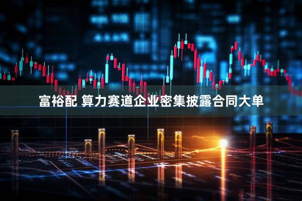富裕配 算力赛道企业密集披露合同大单
