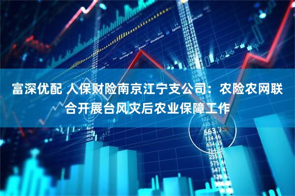 富深优配 人保财险南京江宁支公司：农险农网联合开展台风灾后农业保障工作